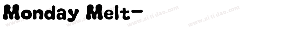 Monday Melt字体转换